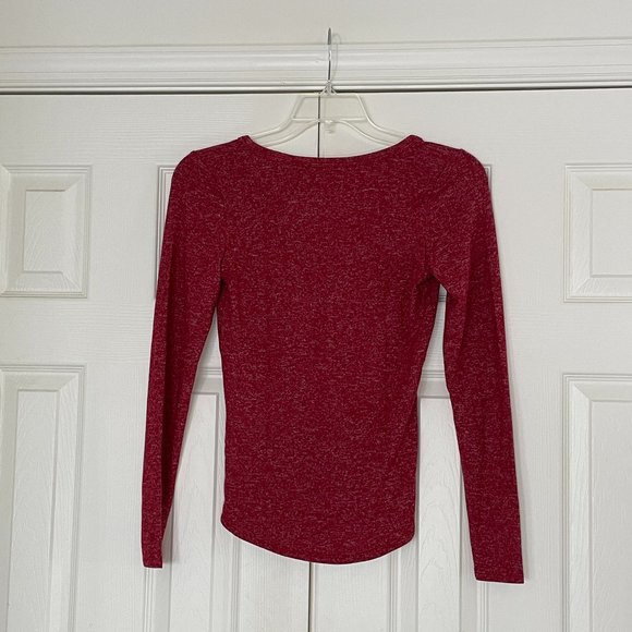 Abercrombie & Fitch V-neck Long Sleeve Shirt - Picture 7 of 11